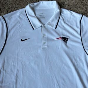 New NWT Nike Golf Polo Shirt Large New England Patriots Football NFL
